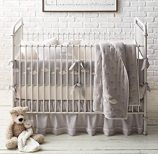 RH Baby Boucle Cloud Nursery Bedding Collection